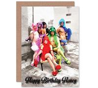 Wee Blue Coo CARD HAPPY BIRTHDAY HONEY DRAG QUEEN GLAM FUN GIFT