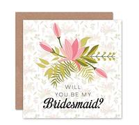Wee Blue Coo Cards GREETING WEDDING BRIDESMAID INVITE BOUQUET CS1613