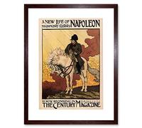 Wee Blue Coo Century Magazine Napoleon Ad Retro Picture Framed Wall Art Print