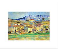 Wee Blue Coo Cezanne Montaigne Sainte Victoire Environment Beu Wall Art Print