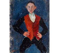 Wee Blue Coo Chaim Soutine Portrait Boy Art Print Poster Wall Decor 12X16 Inch