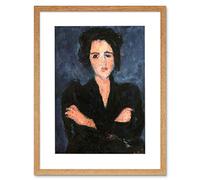 Wee Blue Coo Chaim Soutine Portrait Eva Framed Wall Art Print