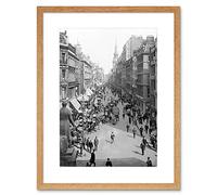 Wee Blue Coo Cheapside London Vintage History Old BW Picture Framed Wall Art Print
