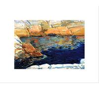 Wee Blue Coo Childe Hassam Beryl Look At Pond Old Master Wall Art Print