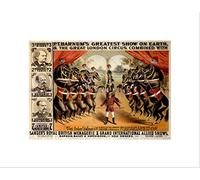 Wee Blue Coo Circus Barnum Dancing Horses Greatest Show Earth Ukad Wall Art Print