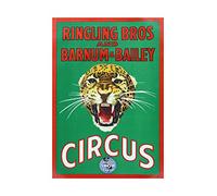 Wee Blue Coo Circus Ringling Bros Barnum Bailey Show Jaguar Cat Picture Wall Art Print