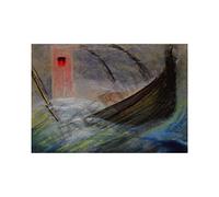 Wee Blue Coo Ciurlionis Wrath II Wall Art Print