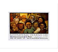 Wee Blue Coo Civil Rights Equality Women Day International Wall Art Print