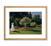 Wee Blue Coo Claude Monet Jeanne Marguerite Lecadre In Garden Framed Wall Art Print