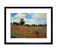 Wee Blue Coo Claude Monet Les Coqueliquots Old Master Framed Wall Art Print