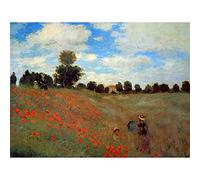 Wee Blue Coo Claude Monet Les Coqueliquots Old Master Painting Art Print Poster Wall Decor 12X16 Inch
