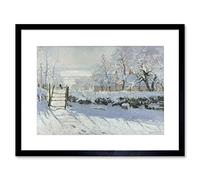 Wee Blue Coo Claude Monet Magpie Old Master Art Picture Framed Wall Art Print