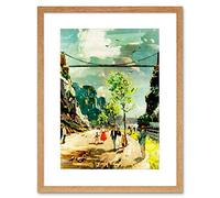 Wee Blue Coo Clifton Suspension Bridge Bristol England UK Brunel Framed Wall Art Print
