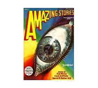Wee Blue Coo Comic Amazing Stories Eye Window Wells Sci Fi USA Wall Art Print