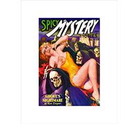 Wee Blue Coo Comic Ghoul Nightmare Monster Spicy Mystery Stories Wall Art Print