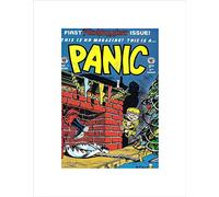 Wee Blue Coo Comics Panic Santa Claus Bear Trap Christmas Wall Art Print