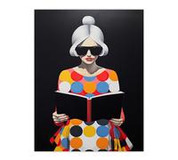 Wee Blue Coo Creative Scholar Book Lovers Fun Bright Large Wall Art Poster Print Thick Paper 18X24 Inch