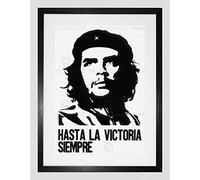 Wee Blue Coo Cuba Che Guevara Icon Revolution Victory Framed Wall Art Print