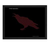 Wee Blue Coo Cultural Abstract Raven Edgar Allen Poe Gothic Horror Large Art Print Poster Wall Decor 18x24 inch