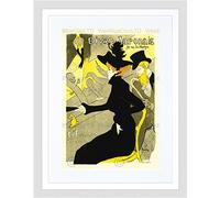 Wee Blue Coo Culture Cafe Concert Japanese Paris Toulouse-lautrec Vintage Art Framed Wall Art Print