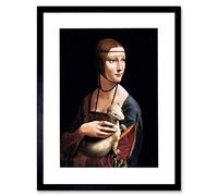 Wee Blue Coo Da Vinci Lady Ermine Cecilia Gallerani Picture Framed Wall Art Print