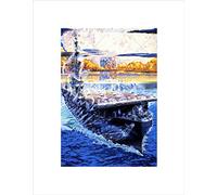 Wee Blue Coo Decontamination Bath For Carrier Nuclear War Explosion Wall Art Print