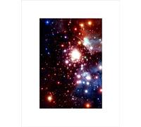 Wee Blue Coo DEEP SPACE STARS NEBULA SUPERNOVA BLACK FRAME FRAMED ART PRINT PICTURE B12X9117