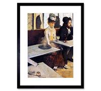 Wee Blue Coo Degas Absinthe Drinker 1876 Painting Framed Art Print Picture F12X297