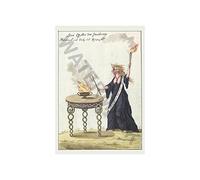 Wee Blue Coo Demons Magic 1775 Sorceress Wall Art Wall Art Print