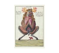 Wee Blue Coo Demons Magic 1775 Wamidal Wall Art Wall Art Print