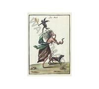 Wee Blue Coo Demons Magic 1775 Witch Wall Art Wall Art Print