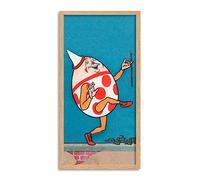 Wee Blue Coo Denslow Humpty Dumpty Egg Long Panel Framed Wall Art Print