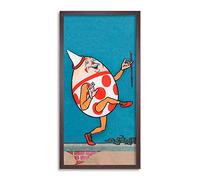 Wee Blue Coo Denslow Humpty Dumpty Egg Long Panel Framed Wall Art Print