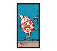 Wee Blue Coo Denslow Humpty Dumpty Egg Long Panel Framed Wall Art Print