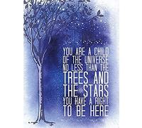 Wee Blue Coo Desiderata Ehrman Child Universe Trees Stars Unframed Wall Art Print Poster Home Decor Premium