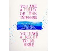 Wee Blue Coo Desiderata Ehrman Snippet Right To Be Here Large Wall Art Poster Print Thick Paper 18X24 Inch