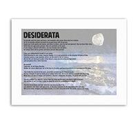 Wee Blue Coo Desiderata Ehrmann Go Placidly Amid Noise Picture Quote Canvas Art Print