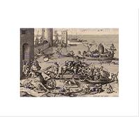 Wee Blue Coo Doetechum Saint Martin Horse Ship Art Picture Wall Art Print