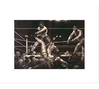 Wee Blue Coo Draw Sport Boxing Jack Dempsey Luis Firpo Polo New York Wall Art Print