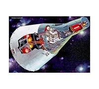 Wee Blue Coo Drawing NASA 1965 Project Gemini New Wall Art Print