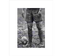 Wee Blue Coo Dt Ball Rugby Mud Bowl Art Wall Art Print
