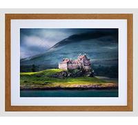 Wee Blue Coo Duart Castle Scotland Isle Mull Art Picture Framed Wall Art Print