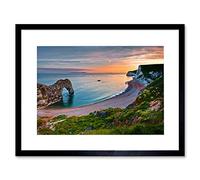 Wee Blue Coo Durdle Door Dorset Cliff Art Framed Wall Art Print