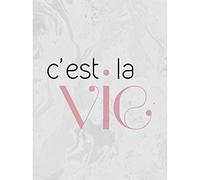 Wee Blue Coo Dusty Rose Cest La Vie Wall Art Print