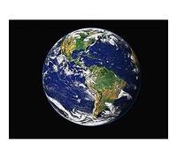 Wee Blue Coo Earth The Blue Marble Art Large Art Print Poster Wall Decor 18x24 inch