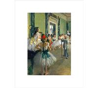 Wee Blue Coo Edgar Degas Ballet Class Old Master Picture Wall Art Print