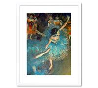 Wee Blue Coo Edgar Degas Dancer Old Master Art Picture Framed Wall Art Print