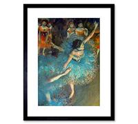 Wee Blue Coo Edgar Degas Dancer Old Master Art Picture Framed Wall Art Print