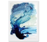Wee Blue Coo Eduard Tomek Sea Abstract Lighthouse Painting Artwork Framed Wall Art Print A4