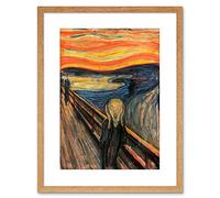 Wee Blue Coo Edvard Munch Scream Old Master Reproduction Framed Wall Art Print